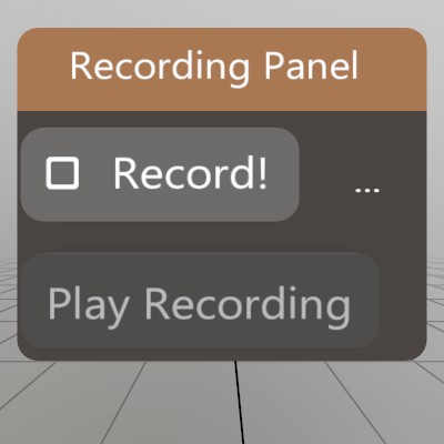 Audio recording window