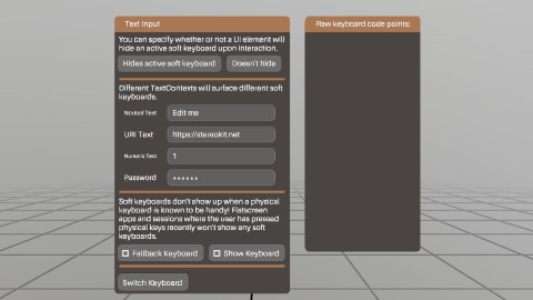 Text Input