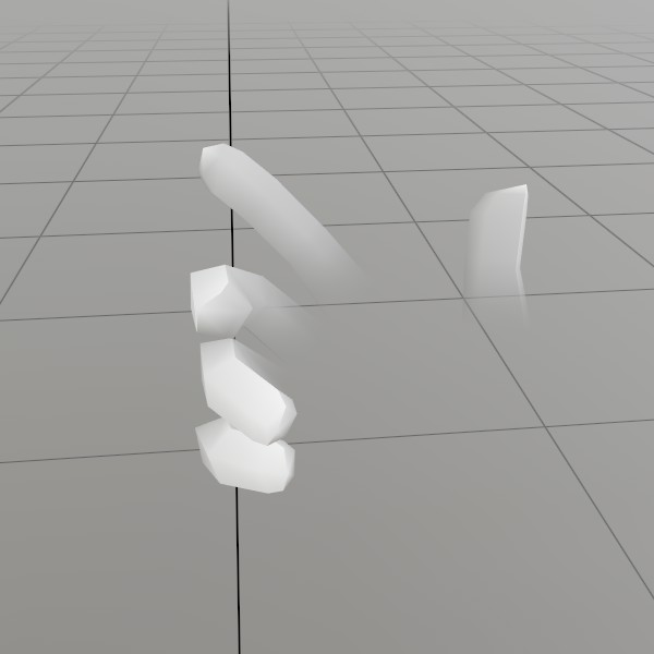 An overridden hand