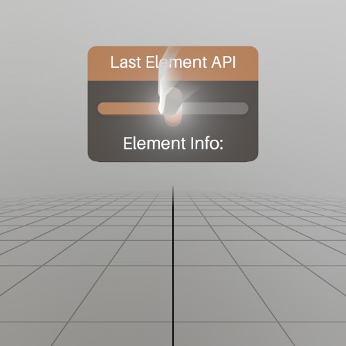 A window containing the status of a UI element
